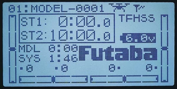 Futaba 10J Computerradio m/R3008SB 2.4G T-FHSS