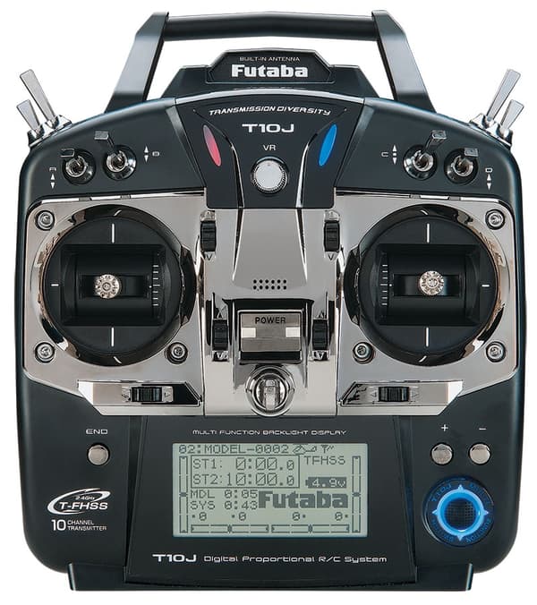 Futaba 10J Computerradio m/R3008SB 2.4G T-FHSS