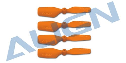 HQ0203DT Tail blade for T-Rex 150. 4pcs Orange