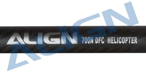 H7NT006XXT 700N DFC Carbon Fiber Tail Boom-Matte