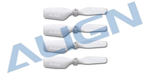 HQ0233AT Tail blade for T-Rex 150 43mm 4pcs White