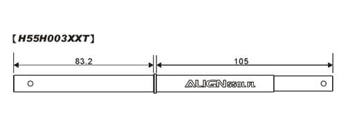 H55H002XXT 550FL Flybarless Rotor Head System
