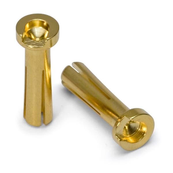Amass 4.0mm guldkontakter - 10x manliga kontakter