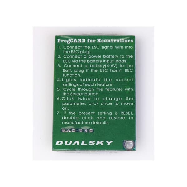Dualsky Progcard V2