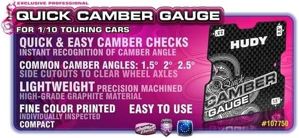 HUDY Camber Gauge 1.5-2.5 grader Touring