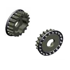 SER-401633 Pulley mid alu 19T S411 4.0 (2)