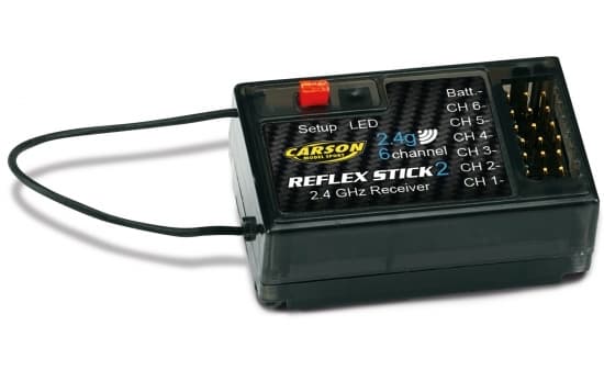 Carson ReflexStick2 6ch radio med modtager 2.4 GHz