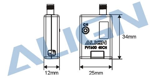 HEDFVT03T 5.8G Video Transmitter 25mW