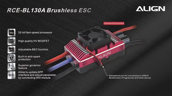 Align 130A ESC 6-12S inkl BEC