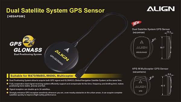 HEGAPS08T Dual Satellite System GPS Sensor
