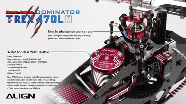 Align T-Rex 470LM Dominator 6S Super Combo