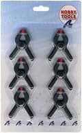 Miniatyrbilde 3 av 3: Mini fjørklemmer - 60mm - 6stk