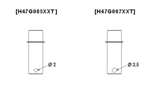 H47G007XXT 470L M2.5 One-way Bearing Shaft