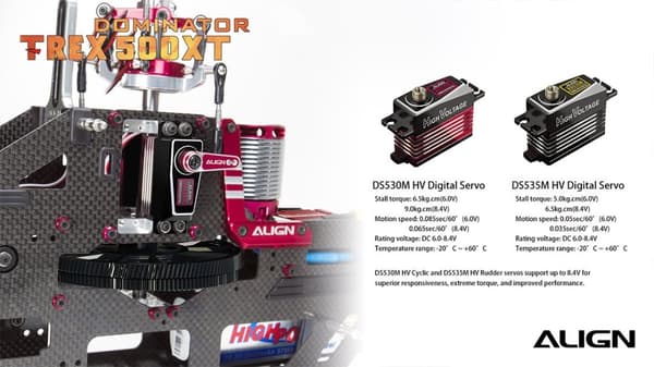 Align T-Rex 500XT Dominator TOP Combo