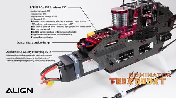 Align T-Rex 500XT Dominator TOP Combo