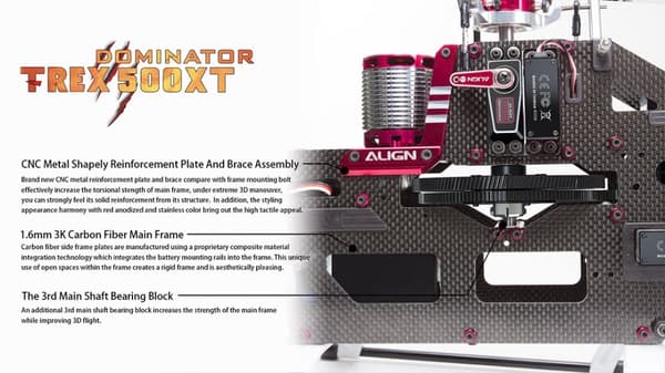 Align T-Rex 500XT Dominator TOP Combo