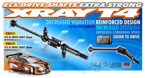 XR-305333 ECS ES (Extra Strong) Drive Shaft 50mm