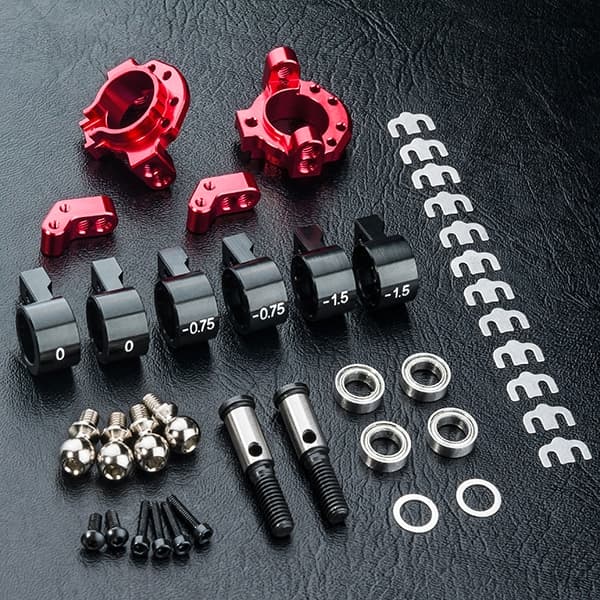 MST-820123R ATK Alum. upright (2WD) (red)