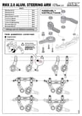 Miniatyrbilde 2 av 3: MST-210589R Alum. steering arm (red)