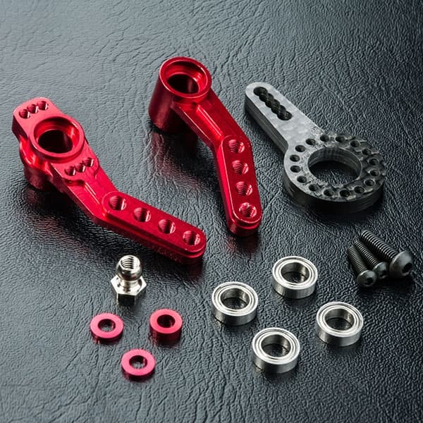 MST-210589R Alum. steering arm (red)