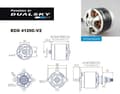 Miniatyrbild 2 av 5: Dualsky ECO 4120C V2 500KV 280 gram