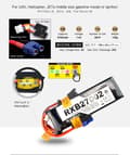 Miniatyrbild 2 av 2: 2s  2700mAh - RX LiPo - Dualsky med mätare