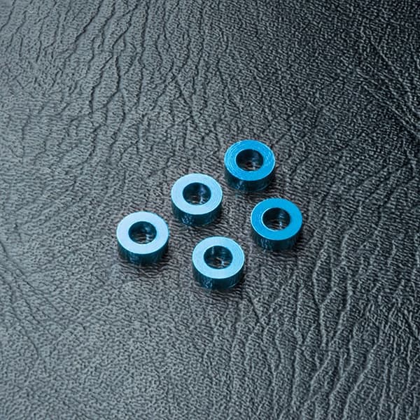 MST-820027B Alum. spacer 3X5.5X2.0 (blue) (5)