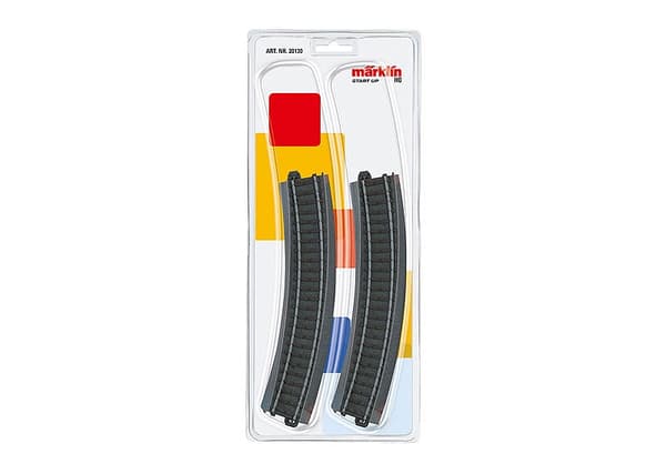 Märklin 20130 buet skinne R1 30 grader - 3 stk