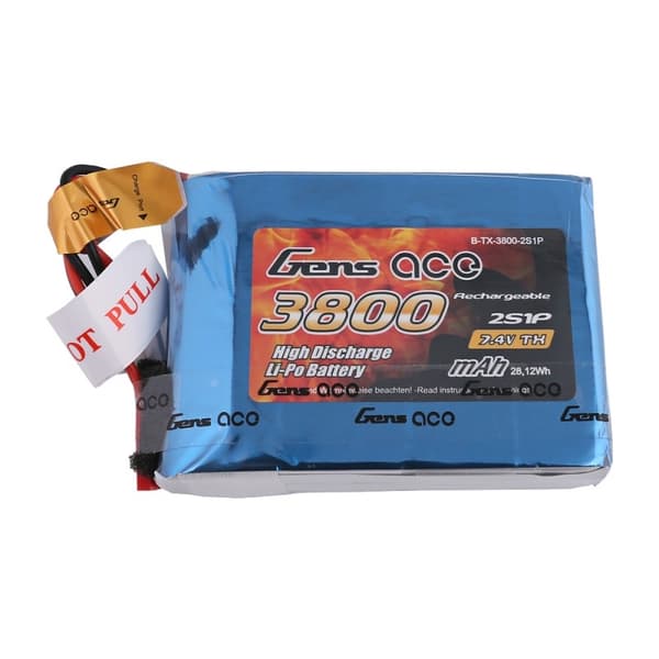 2s 3800mAh LiPo TX-pakke JST-SYP Q X7