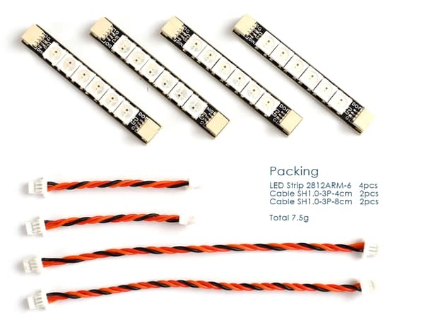 Mateksys 2812 ARM Light 6xLED 4stk
