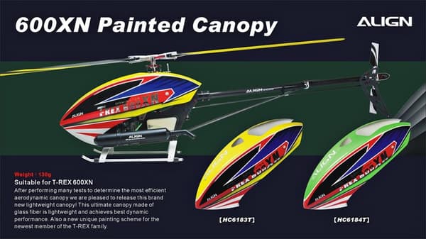 HC6183T 600XN Painted Canopy-Yellow