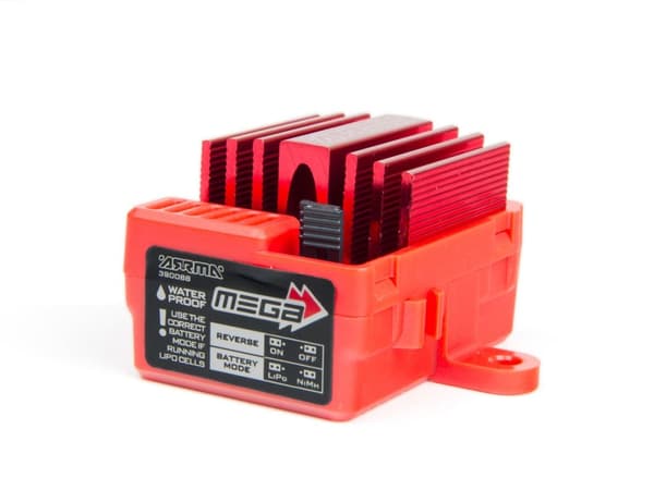 AR390068 Mega 12T Brushed Deans IC3 (Red)