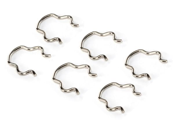TRX-7757 Wheel hex clips (6)