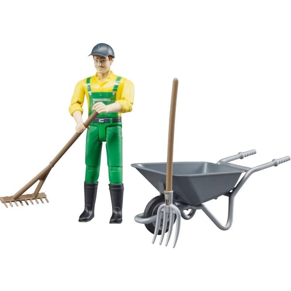 Bruder figurset jordbrukare med tillbehör