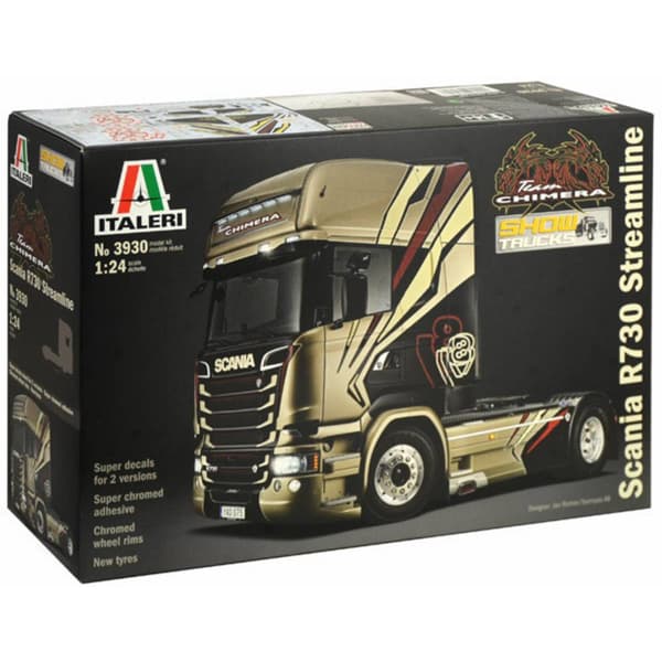 Italeri 510003930 Scania R730 Streamline Chimera Lastbilsmodell byggsats 1:24