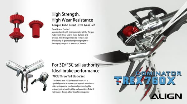 Align T-Rex 760X Dominator Top Combo