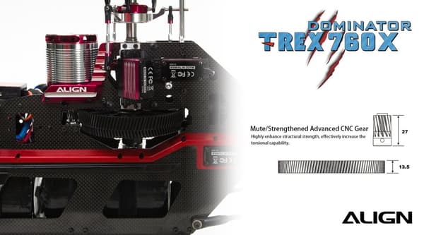 Align T-Rex 760X Dominator Top Combo