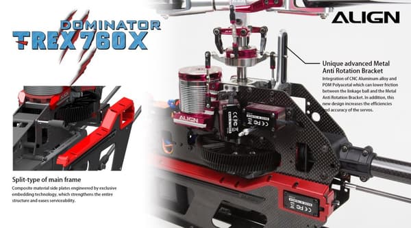 Align T-Rex 760X Dominator Top Combo