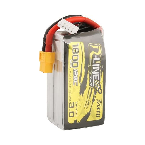 4s  1800mAh -120C- Gens Ace Tattu R-line 3.0 XT60