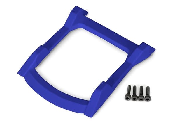 TRX-6728X Body Skid Plate Roof Blue Rustler 4x4