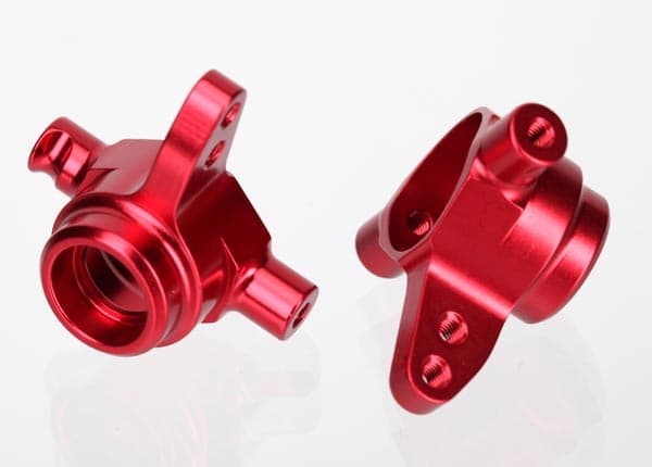 TRX-6837R Steering Blocks Alu Red L+R (2)