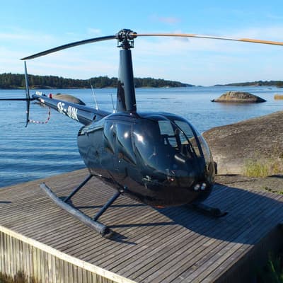 Helikoptertur i Skärgården
