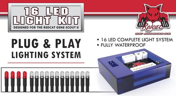 RedCat LED KIT - 16LED för Crawler/monster 1:10