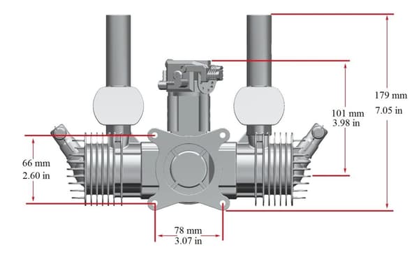 RCGF 70cc Twin Stinger