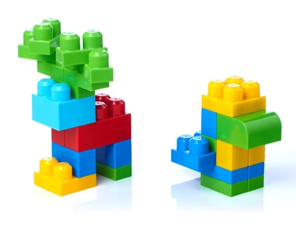 Mega Bloks DCH63, Byggesett, 1 år, 60 stykker