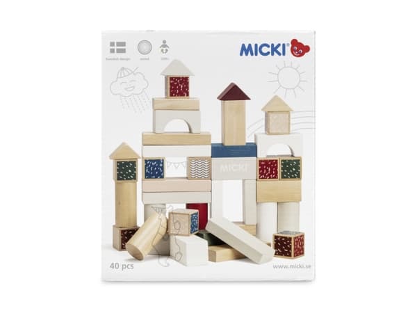 Micki 40 Byggklossar, Senses