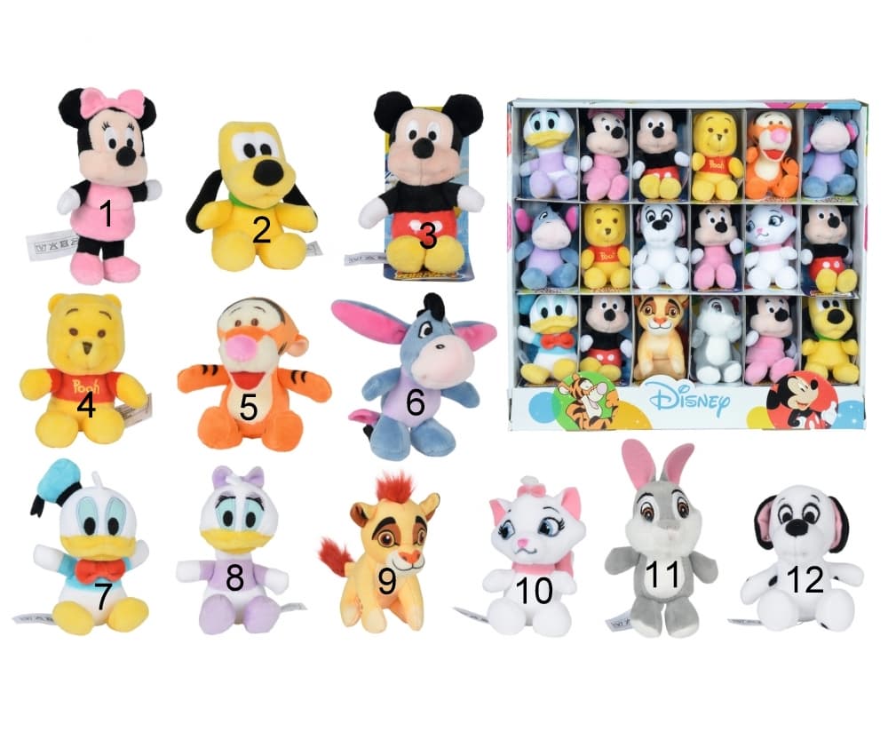 Disney Figur Gosedjur Mini Plush 8cm