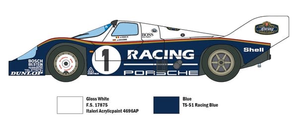 ITALERI 1:24 - Porsche 956