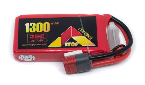 2s 1300mAh - 35C - Etop LiPo Deans