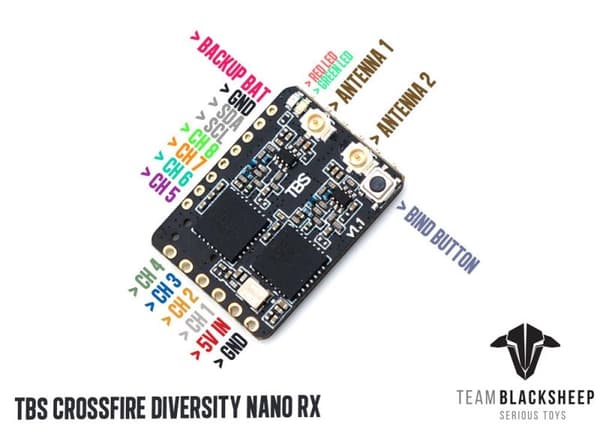 Team Blacksheep TBS Crossfire Diversity Nano RX
